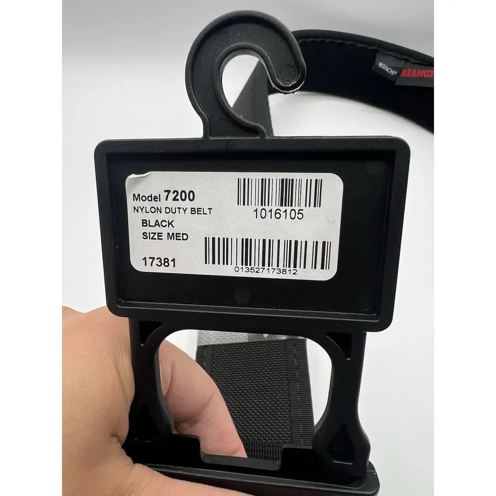 Bianchi Model 7200 Nylon Duty Belt Black Size Medium AccuMold Police Security